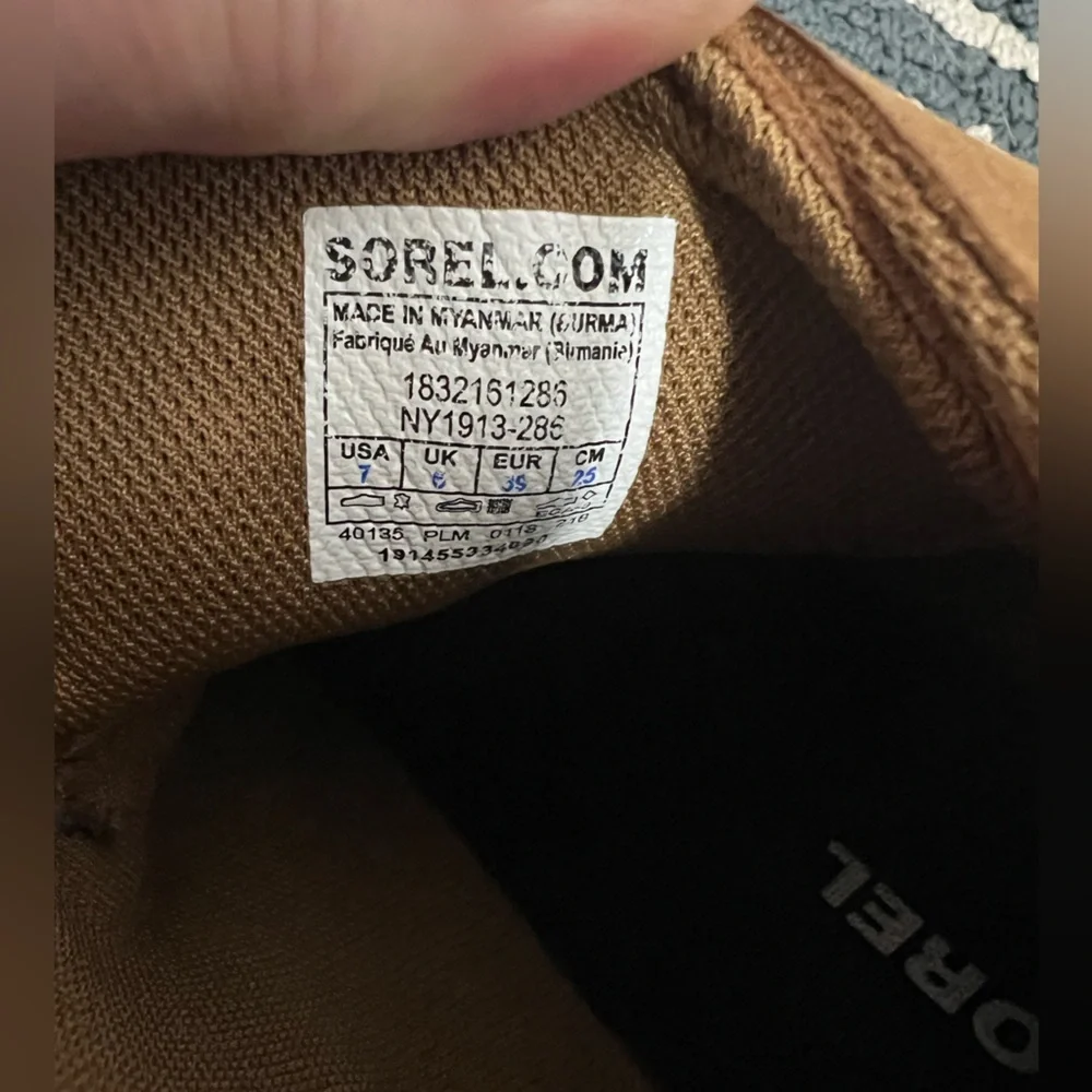 Sorel Out N About Ankle Leather Waterproof Boots shoes Womens Size 7
